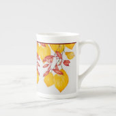 チリ&ターメリックオンアボーン中国マグカップ ボーンチャイナマグカップ (右)