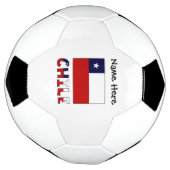 チリ チリ国旗カスタマイズ サッカーボール (回転)