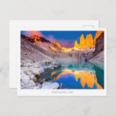 チリ,トレス·デル·ペイン シーズンポストカード (正面/裏面)