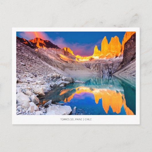 チリ,トレス·デル·ペイン シーズンポストカード (正面)