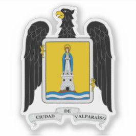 チリ，バルパライソの紋章 シール
