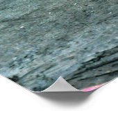 チリ、バルパライソ島、漁師とペリカン ポスター (角)