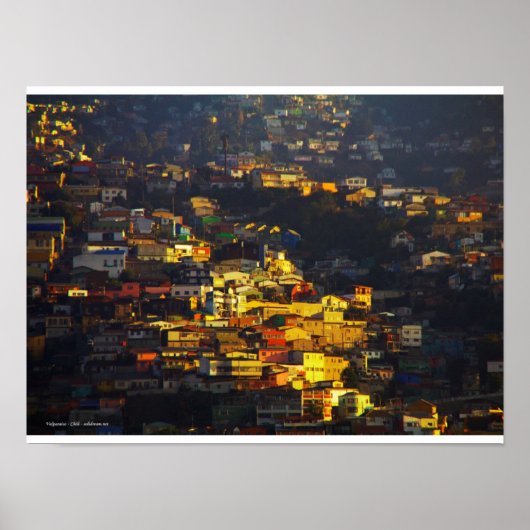 チリ・バルパライソ ポスター (正面)