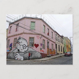 チリ，バルパライソ ポストカード