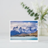 チリ·パタゴニアのトレス·デル·ペイン シーズンポストカード (スタンド正面)