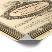 "チリ/パタゴニア： 1862 – 詳細地図… ポスター (角)