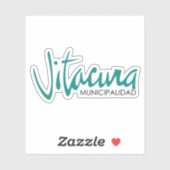 チリ・ビタキュラ国旗 シール (シート)