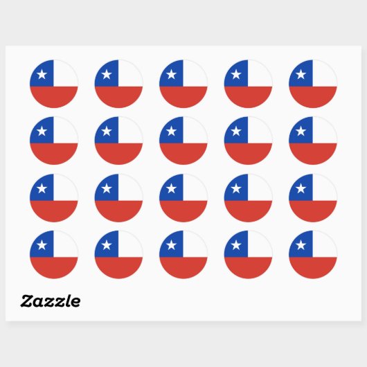 チリ ラウンドシール (シート)