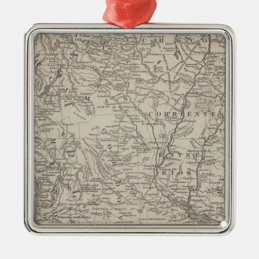 チリ、ラプラタ、ウルグアイ メタルオーナメント (正面)