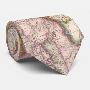 チリ(1818年)のヴィンテージの地図 ネクタイ