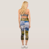 チリ、Torres del Paine、Burnt tree カプリレギンス (裏面)