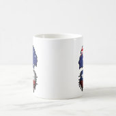 チリAustralian Tree Roots国旗 コーヒーマグカップ (中央)