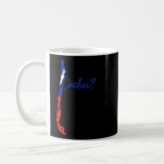 チリCachaiチリ国旗のスラングプライドヴィンテージChil コーヒーマグカップ