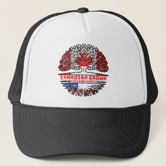 チリChili Canada Tree Roots国旗 キャップ (正面)