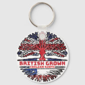チリChili Uk 統一された Kingdom British Tree Roots キーホルダー (裏面)