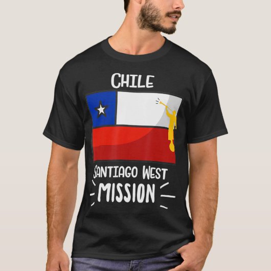 チリSantiago West Mormon LDSミッションギフト Tシャツ (正面)