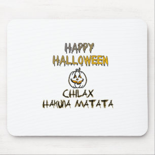 チルしてリラックス ハッピー ハロウィン コレクション マウスパッド