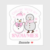 チルってるよ、スノーミーウィンター シール (シート)