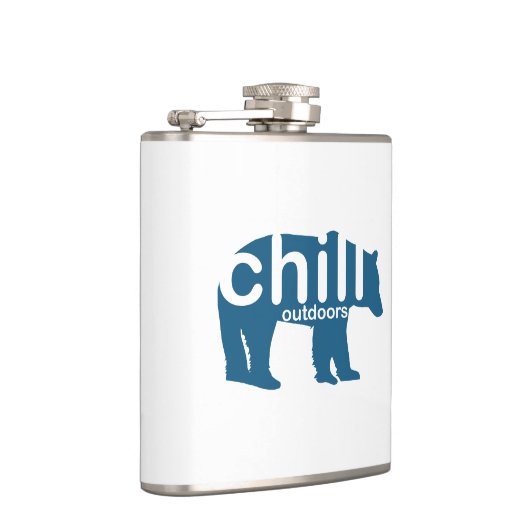 チルアウトドアベア フラスク (右)