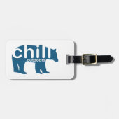 チルアウトドアベア ラゲッジタグ (正面横)