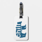 チルアウトドアベア ラゲッジタグ (裏面縦)