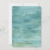 チルアウトバイザシービーチ結婚式招待状 招待状 (裏面)