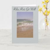 チルアウトビーチの回復 カード (黄色い花)