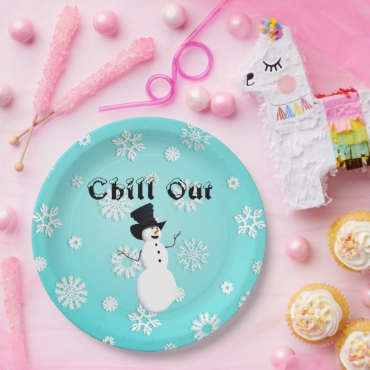 チルアウト紙プレート ペーパープレート (パーティー)