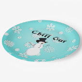 チルアウト紙プレート ペーパープレート (アングル)