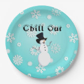 チルアウト紙プレート ペーパープレート (正面)