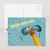 チルアクシ 楽しむ人生のポストカード！ ポストカード (正面/裏面)