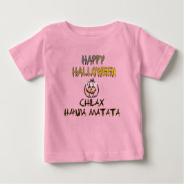チルアンドリラックスハッピーハローウィンコレクション ベビーTシャツ