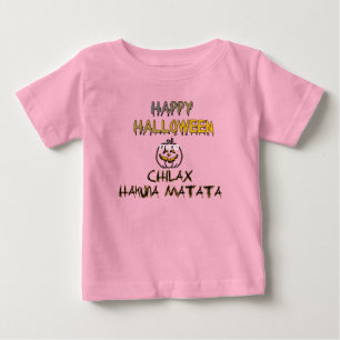 チルアンドリラックスハッピーハローウィンコレクション ベビーTシャツ