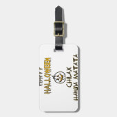 チルアンドリラックスハッピーハローウィンコレクション ラゲッジタグ (正面縦)