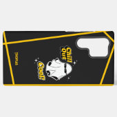 チルクール幽霊サングラス SAMSUNG GALAXYケース (裏面横)