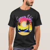 チルサンセット – Summer Vibes T Tシャツ (正面)