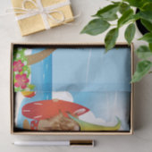 チルサーファー格言男  薄葉紙 (ギフト)