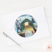 チルストマスアットザファーム ラウンドシール (封筒)