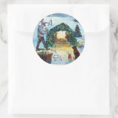 チルストマスアットザファーム ラウンドシール (バッグ)