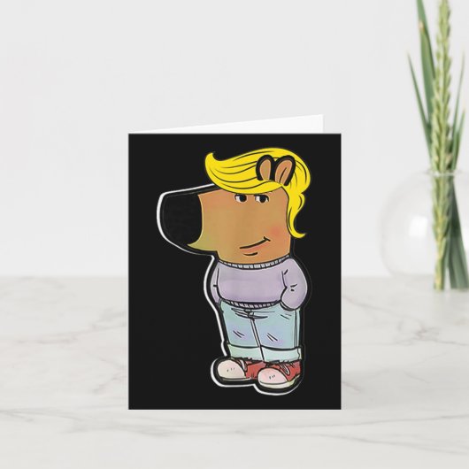 チルトランプミームおもしろいチルガイズミーム カード (正面)