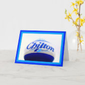 チルトン・ウィスコンシンからの挨拶！ カード (黄色い花)