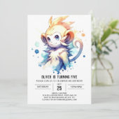 チルドウッドランドモンキー誕生日 招待状 (スタンド正面)