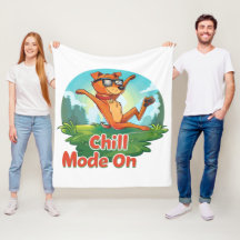 チルドッグモードフリースブランケット