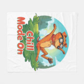 チルドッグモードフリースブランケット フリースブランケット (正面(横))