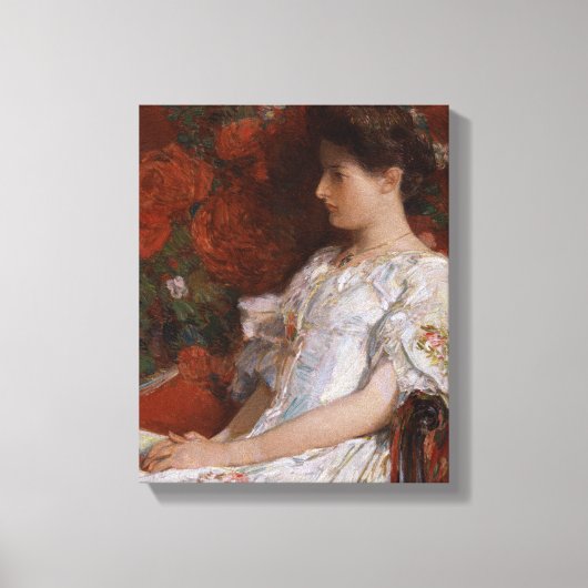 チルドハサムビクトリアン議長CC0192印象派 キャンバスプリント (正面)