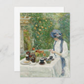 チルドハッサムテフランスのィーガーデン サンキューカード (正面/裏面)