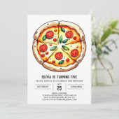 チルドボーホピザ誕生日 招待状 (スタンド正面)