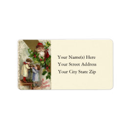 チルドレンぶら下がったズホリーヴィンテージ住所 シール