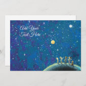 チルドレンズアットナイトスカイカスタム文字 招待状 (正面/裏面)