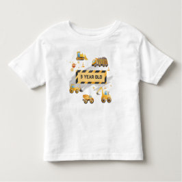 チルドレンズカワイイ建築誕生日 トドラーTシャツ